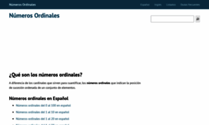 Todonumerosordinales.com thumbnail