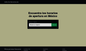 Todos-los-horarios.mx thumbnail