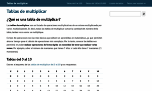 Todotablasdemultiplicar.com thumbnail