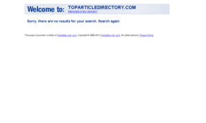 Toparticledirectory.com thumbnail