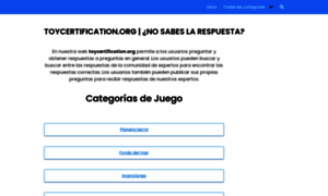 Toycertification.org thumbnail
