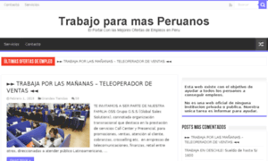 Trabajoparamasperuanos.site thumbnail