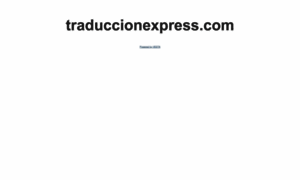 Traduccionexpress.com thumbnail