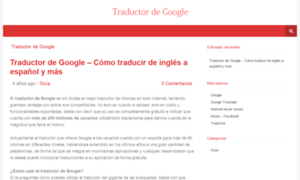 Traductordegoogle.com.mx thumbnail