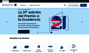 Transaccionalbp.bancocajasocial.com thumbnail