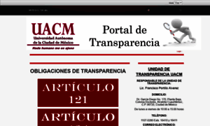 Transparencia.uacm.edu.mx thumbnail Transparencia.uacm.edu.mx thumbnail