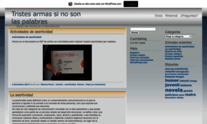 Tristesarmassinosonlaspalabras.wordpress.com thumbnail