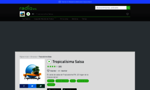 Tropicalisimasalsa.radio.es thumbnail