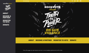 Truthtopower.rockthevote.com thumbnail