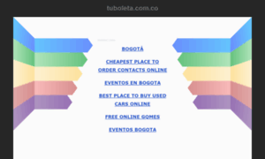 Tuboleta.com.co thumbnail