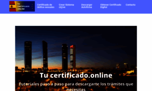 Tucertificado.online thumbnail