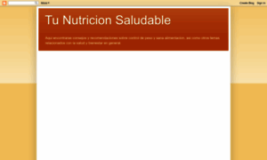 Tunutricionsaludable.blogspot.mx thumbnail