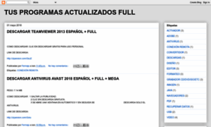 Tusprogramasactualizados.blogspot.com thumbnail