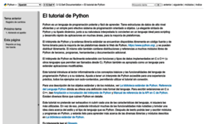 Tutorial.python.org.ar thumbnail