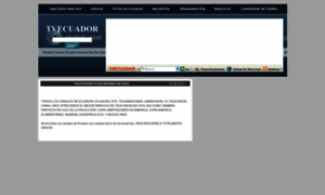 Tvecuador.blogspot.com thumbnail