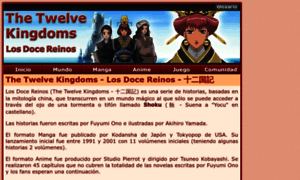 Twelve-kingdoms.com thumbnail