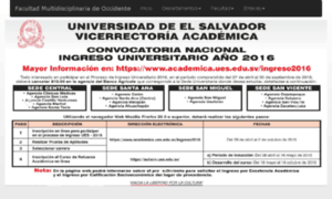 Uesocc.edu.sv thumbnail