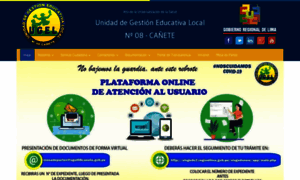 Ugel08canete.gob.pe thumbnail