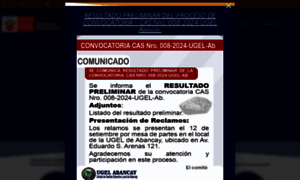 Ugelabancay.gob.pe thumbnail