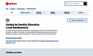 Ugelbambamarca.gob.pe thumbnail