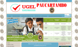 Ugelpaucartambo.gob.pe thumbnail