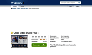 Ulead-video-studio-plus.waxoo.com thumbnail