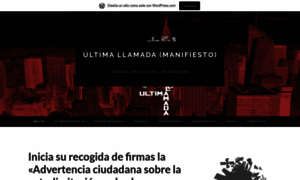 Ultimallamadamanifiesto.wordpress.com thumbnail