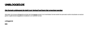 Unblogged.de thumbnail