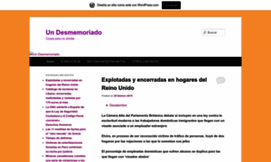 Undesmemoriado.wordpress.com thumbnail