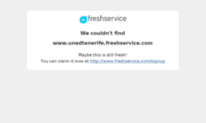 Unedtenerife.freshservice.com thumbnail