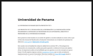 Universidaddepanama.info thumbnail