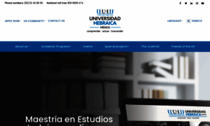 Universidadhebraica.edu.mx thumbnail
