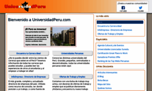Universidadperu.com thumbnail