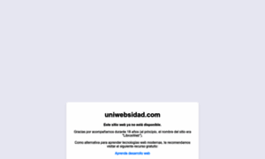 Uniwebsidad.com thumbnail