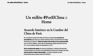 Unmillonporelclima.es thumbnail