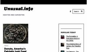 Unusual.info thumbnail