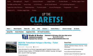 Uptheclarets.com thumbnail