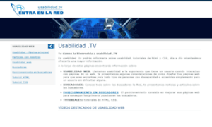 Usabilidad.tv thumbnail