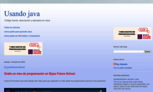 Usandojava.blogspot.com.co thumbnail