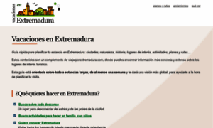 Vacaciones-extremadura.es thumbnail