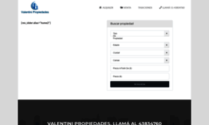 Valentinipropiedades.com thumbnail