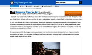 Valor-de-ley.programas-gratis.net thumbnail