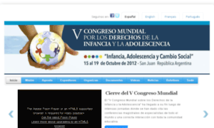 Vcongresomundialdeinfancia.org thumbnail