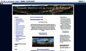 Venadomestizo.blogspot.com thumbnail