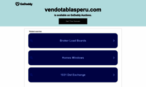 Vendotablasperu.com thumbnail