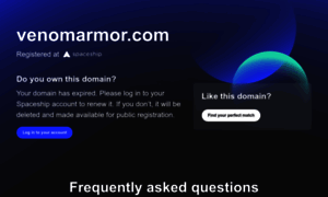 Venomarmor.com thumbnail