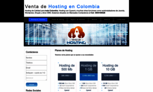 Ventadehostingencolombia.com thumbnail