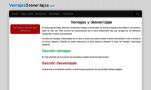 Ventajasdesventajas.com thumbnail