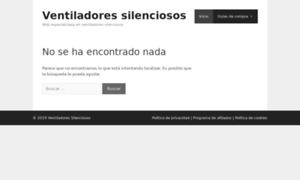 Ventiladoressilenciosos.net thumbnail