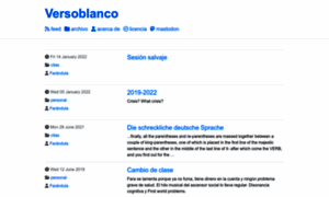 Versoblanco.com thumbnail